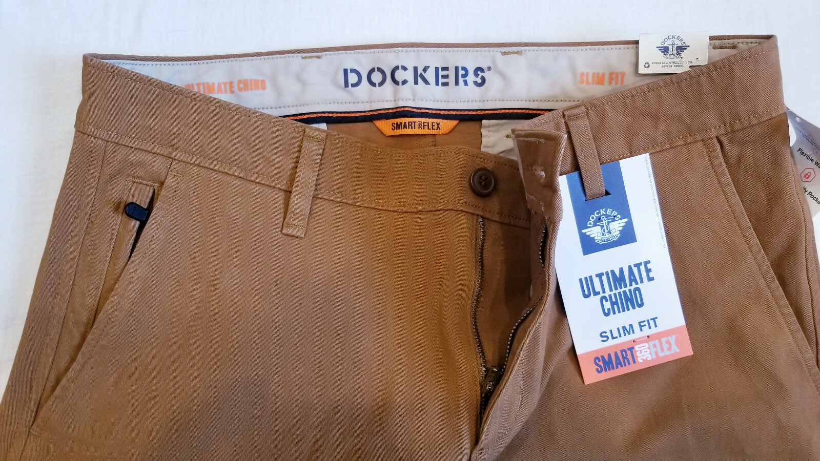 Брюки Dockers Mens Slim Fit Smart 360 
